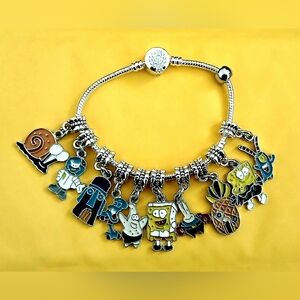 SpongeBob Patrick Hot Funny cute Charms Bracelet
